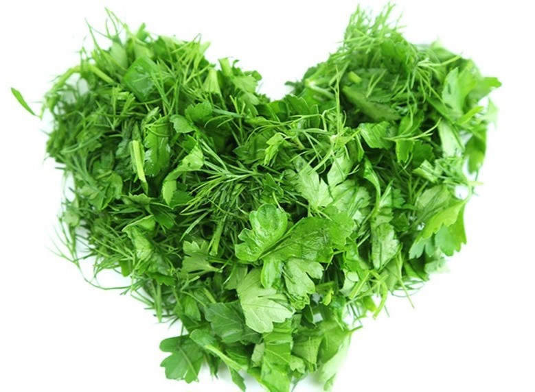 The most useful greens Dill and parsley Cheisonarik